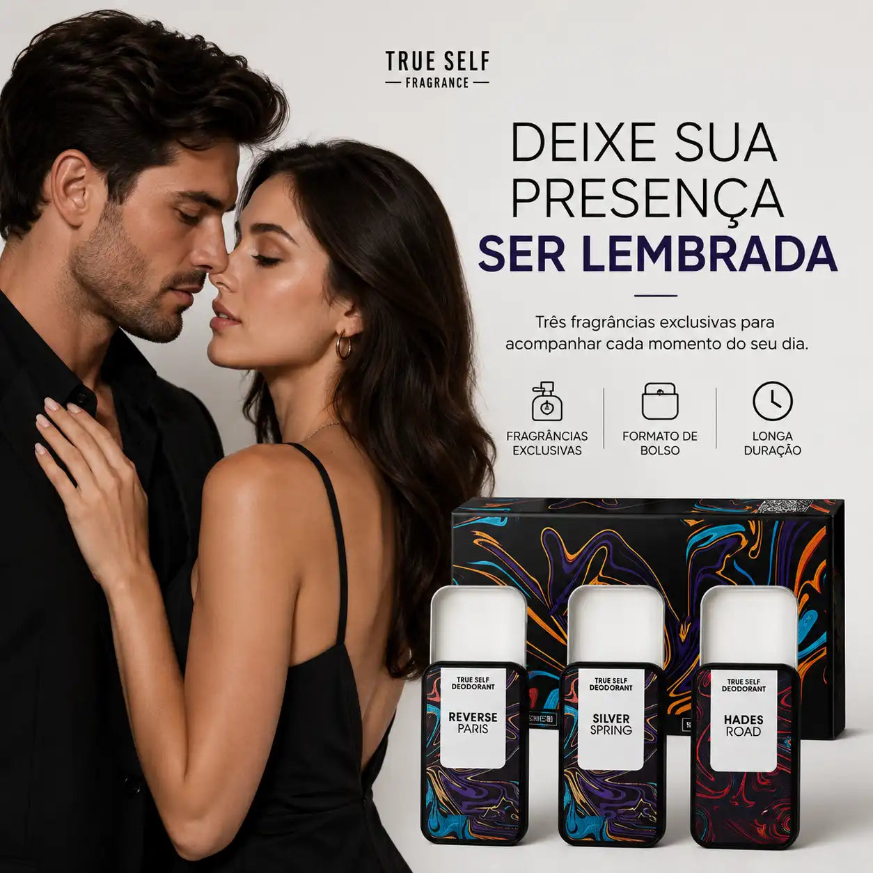 Kit Attraction – 3 Perfumes Sólidos com Feromonas