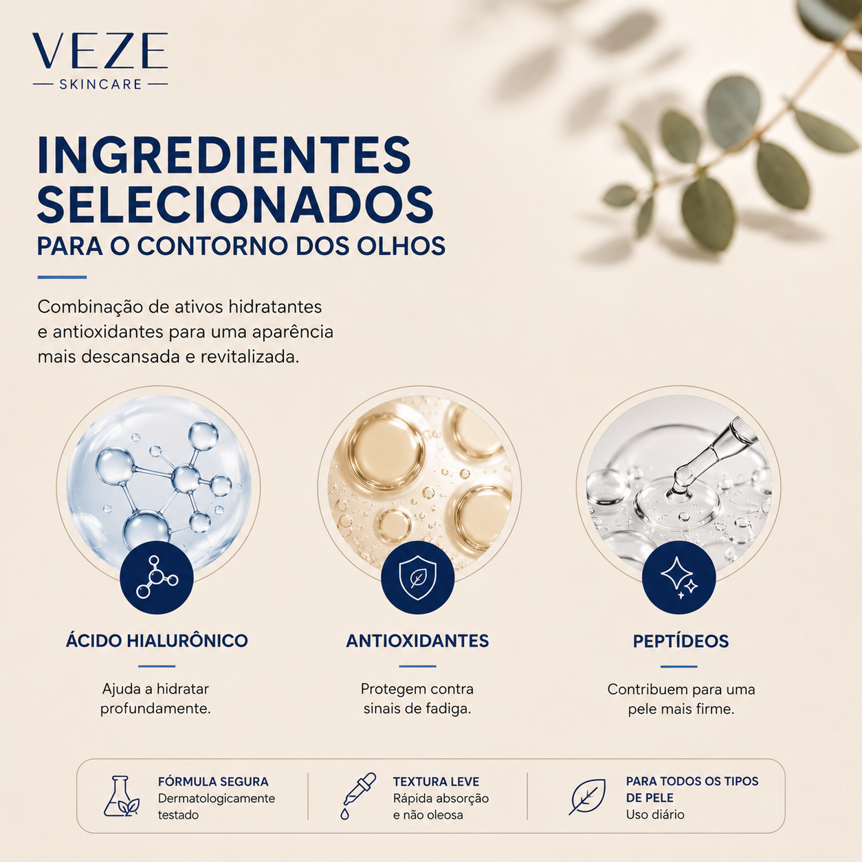 Creme para Olheiras e Bolsas VEZE