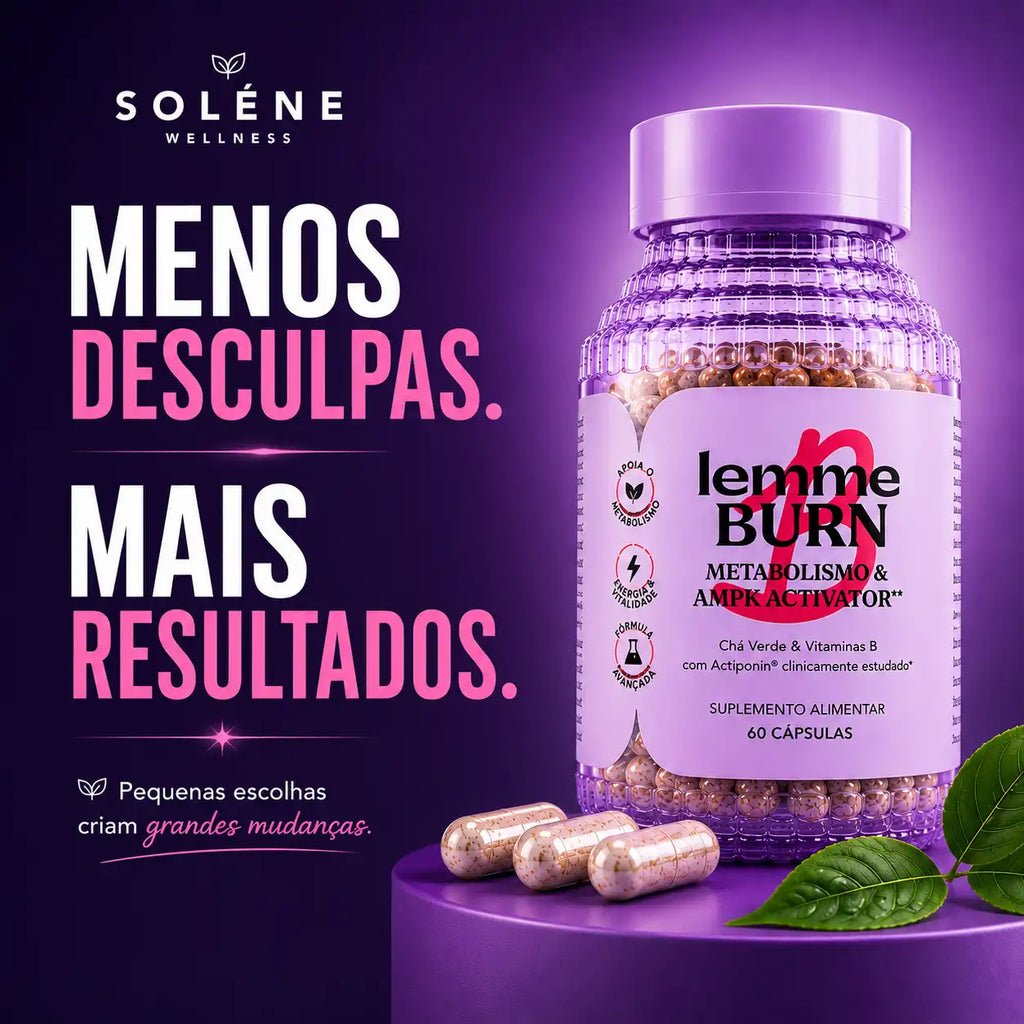 Suplemento para apoiar o metabolismo, favorecer a queima de gordura abdominal e ativar a enzima AMPK*