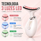 Massajador Facial LED 5 em 1 para Rosto e Pescoço™