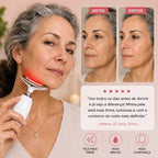 Massajador Facial LED 5 em 1 para Rosto e Pescoço™