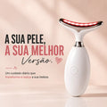 Massajador Facial LED 5 em 1 para Rosto e Pescoço™