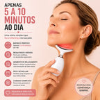 Massajador Facial LED 5 em 1 para Rosto e Pescoço™
